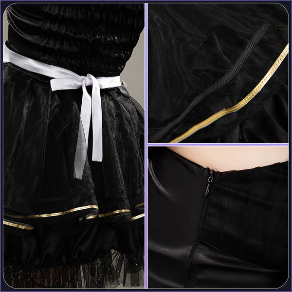 画像16: 【20％OFF】バーチャルYouTuber Vtuber 星川サラ ゴスロリ風 新衣装 コスプレ衣装