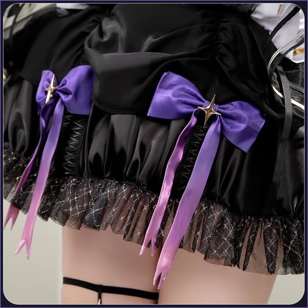 画像13: 【20％OFF】バーチャルYouTuber Vtuber 星川サラ ゴスロリ風 新衣装 コスプレ衣装