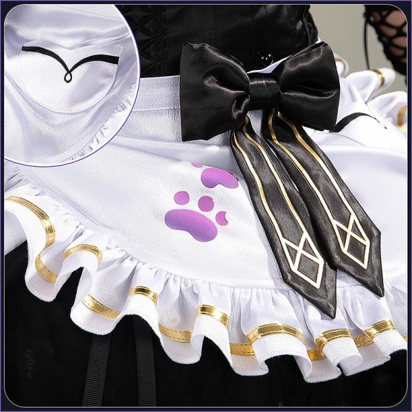 画像11: 【20％OFF】バーチャルYouTuber Vtuber 星川サラ ゴスロリ風 新衣装 コスプレ衣装