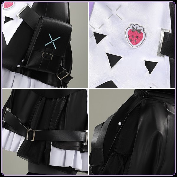 画像12: バーチャルYouTuber Vtuber エイプリルフール 風楽カナちゃん メイド服 コスプレ衣装