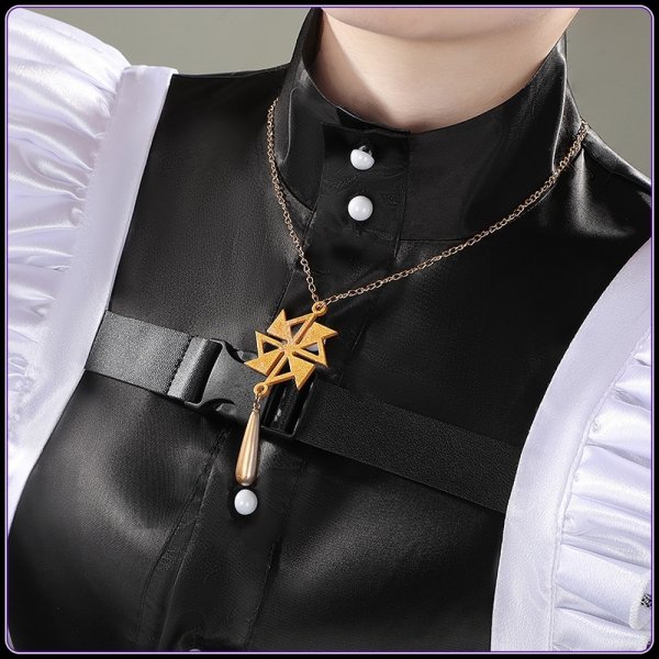 画像7: バーチャルYouTuber Vtuber エイプリルフール 風楽カナちゃん メイド服 コスプレ衣装