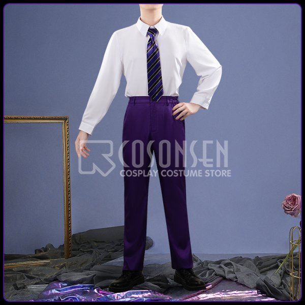 画像5: 【25％OFF＆S/M/L/XLサイズ在庫あり】ツイステ風 ボードゲーム部 クラブ・ウェア アズール コスプレ衣装(バッグ付き)