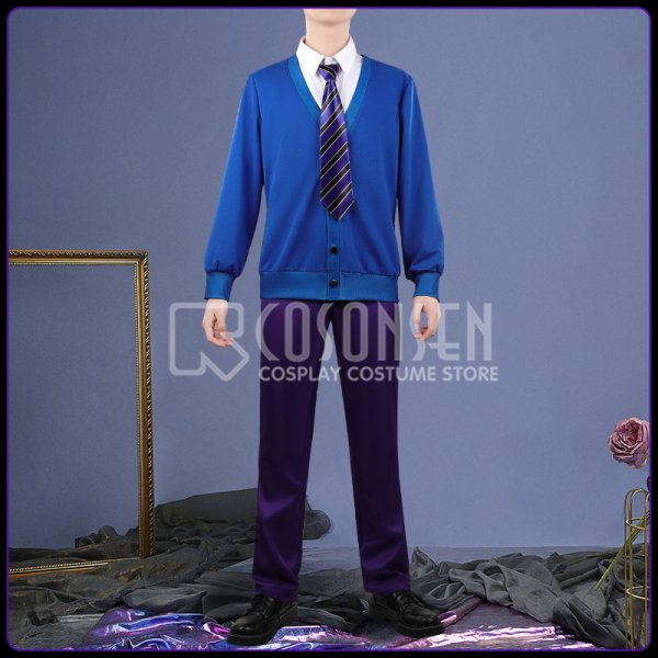 画像4: 【25％OFF&S/M/L/XLサイズ在庫あり】ツイステ風 ボードゲーム部 クラブ・ウェア イデア コスプレ衣装(バッグ付き)