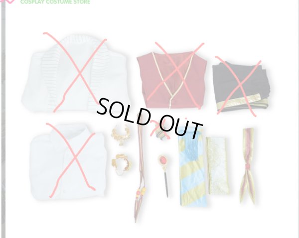 画像2: ツイステ風 スカラビア寮 カリム・アルアジーム 制服 コスプレ衣装 コートとパンツなし バラ売り