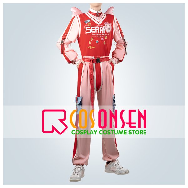 画像1: 【25％OFF】バーチャルYouTuber Vtuber セラフ Angelic Dream コスプレ衣装