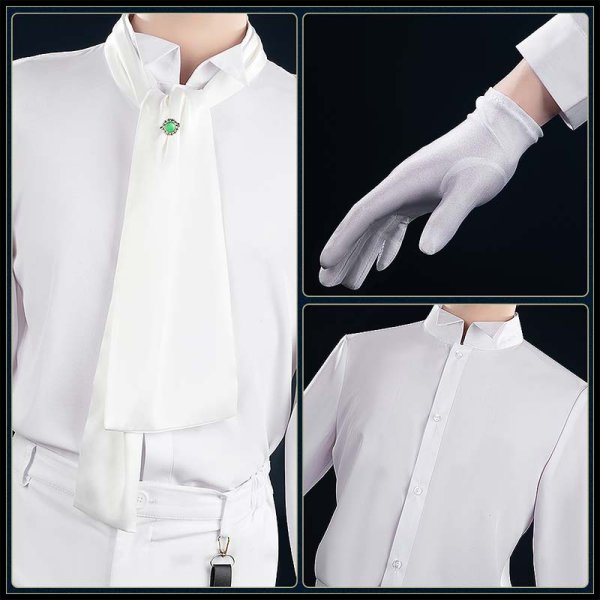 画像7: 【25％OFF】ツイステ風 馬術部 クラブ・ウェア シルバー リドル コスプレ衣装