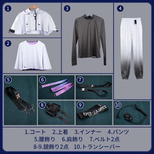 画像12: 【25％OFF】バーチャルYouTuber Vtuber ローレン 4周年新衣装 コスプレ衣装