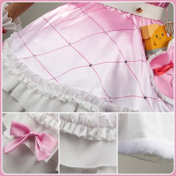 画像9: 【25％OFF】バーチャルYouTuber Vtuber 早乙女ベリー 「White Bright Live！」 ホワイトデー衣装 コスプレ衣装