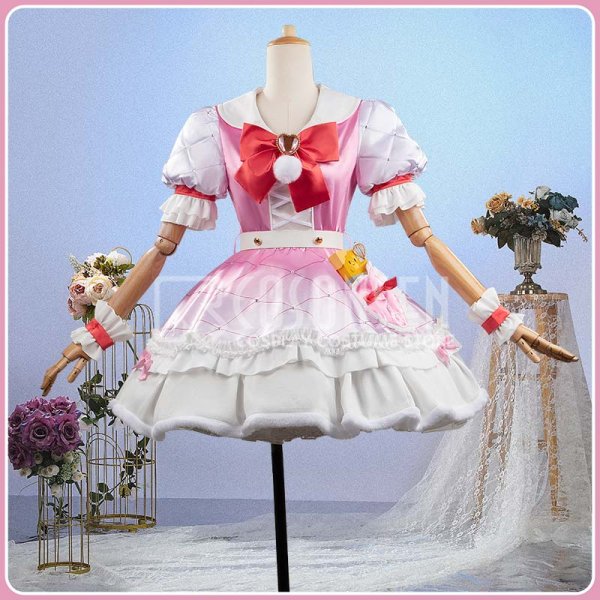 画像2: 【25％OFF】バーチャルYouTuber Vtuber 早乙女ベリー 「White Bright Live！」 ホワイトデー衣装 コスプレ衣装