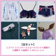 画像2: 【20％OFF】ウマ娘プリティーダービー 夏凪ネイビードロップ シュヴァルグラン 水着 コスプレ衣装 (2)