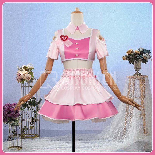 画像2: 【20％OFF】ウマ娘プリティーダービー 「めにしゅき♡ラッシュっしゅ！」 4周年ライブ衣装 コスプレ衣装