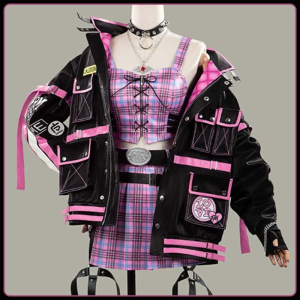 画像6: 【25％OFF】バーチャルYouTuber Vtuber 魔界ノりりむ 宇宙コンセプト新衣装 コスプレ衣装