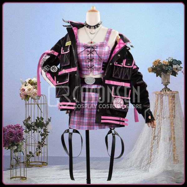 画像2: 【25％OFF】バーチャルYouTuber Vtuber 魔界ノりりむ 宇宙コンセプト新衣装 コスプレ衣装