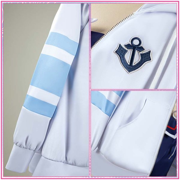 画像9: 【25％OFF】ウマ娘 プリティーダービー 夏凪ネイビードロップ シュヴァルグラン 水着 コスプレ衣装