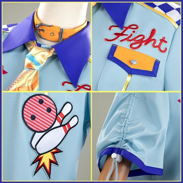 画像6: あんスタ風 『クマクマレスＱ』 仁兎 姫宮 遊木 月永 カンナ ルーム衣装 コスプレ衣装