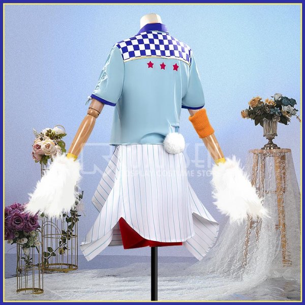 画像3: あんスタ風 『クマクマレスＱ』 仁兎 姫宮 遊木 月永 カンナ ルーム衣装 コスプレ衣装