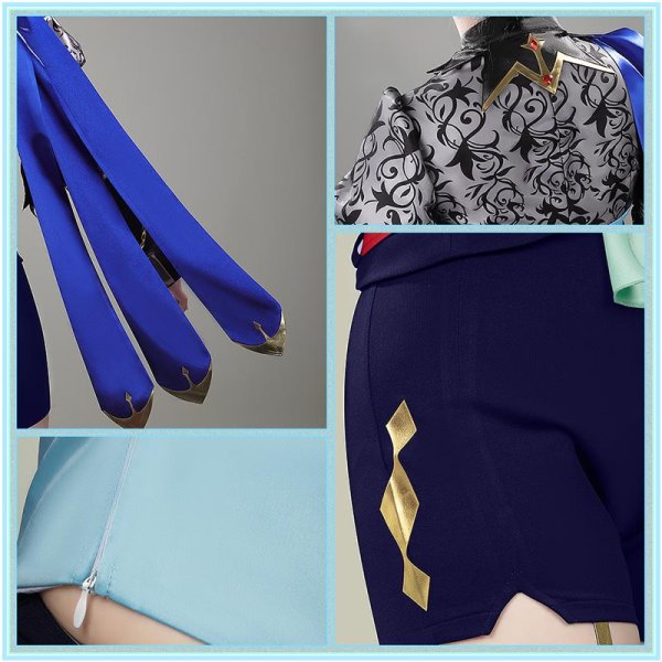 画像7: ウマ娘プリティーダービー [氷結晶の静域] アドマイヤグルーヴ 勝負服 コスプレ衣装