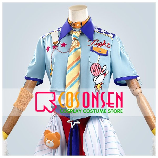 画像1: あんスタ風 『クマクマレスＱ』 仁兎 姫宮 遊木 月永 カンナ ルーム衣装 コスプレ衣装