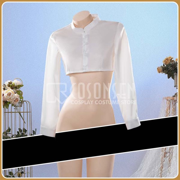 画像4: 【25％OFF】勝利の女神 NIKKE ニケ ブラン フォーチュンエクスプレス コスプレ衣装