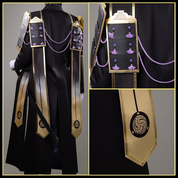 画像8: 【25％OFF】刀剣乱舞 とうらぶ 新刀剣男士 打刀 安宅切 コスプレ衣装（肩鎧なし）