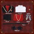 画像9: 【20%OFF&女性XLサイズ在庫・一週間発送】ツイステ風 ハーツラビュル寮 リドル・ローズハート 制服 コスプレ衣装 (9)
