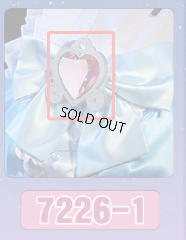 画像2: 型番7226 飾りのハートのみ ピンク2個 バラ売り