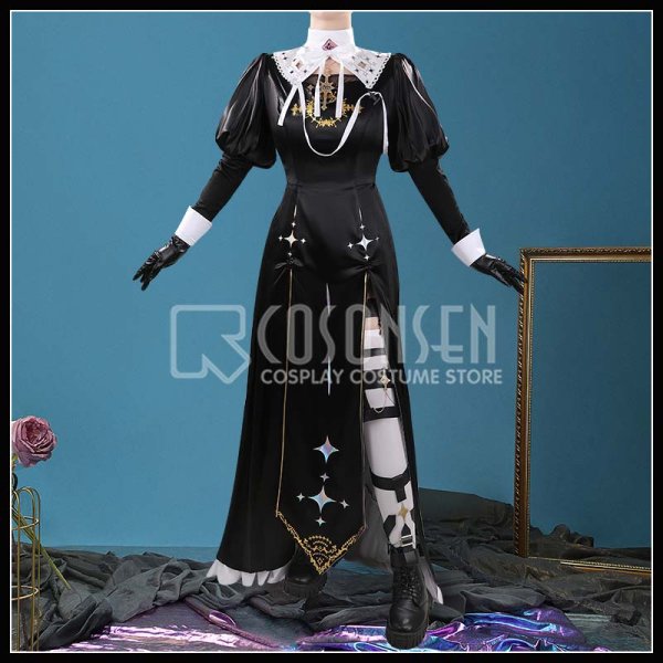 画像4: 【20%OFF】バーチャルYouTuber Vtuber サロメ ハロウィン新衣装 コスプレ衣装