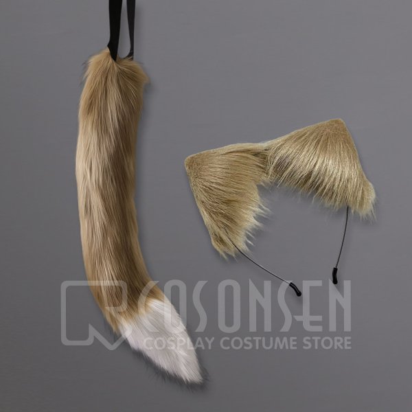画像1: 超かぐや姫! 酒寄彩葉 耳と尻尾 コスプレ道具