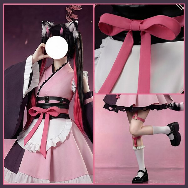 画像3: 【25％OFF&35-45日間発送予定】超かぐや姫! 駒沢乃依 コスプレ衣装（耳、尻尾なし）