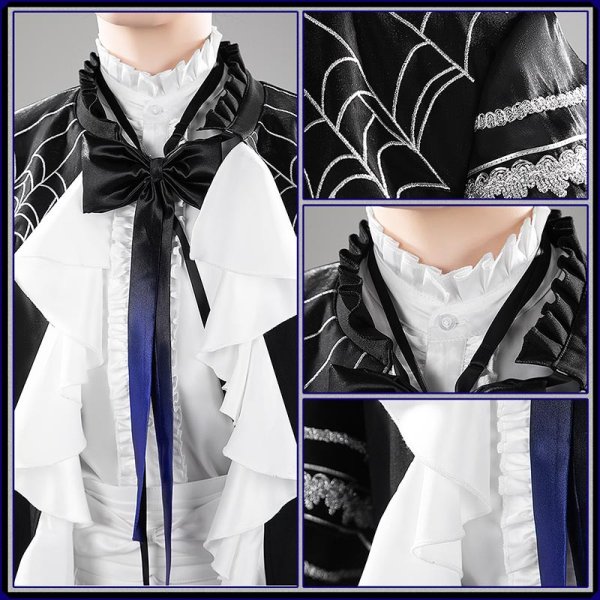 画像5: 【20%OFF】バーチャルYouTuber Vtuber ミラン Gothic Night グッズ衣装 コスプレ衣装