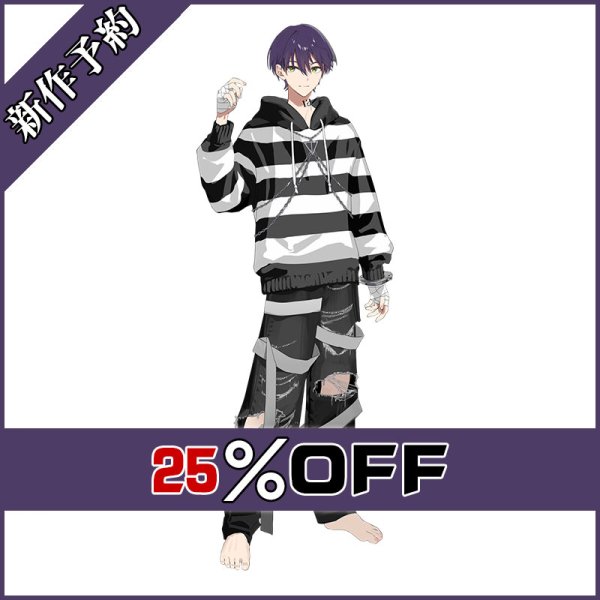 画像1: バーチャルYouTuber Vtuber 囚人番号108 剣持刀也 Cellmates衣装 コスプレ衣装 新作予約