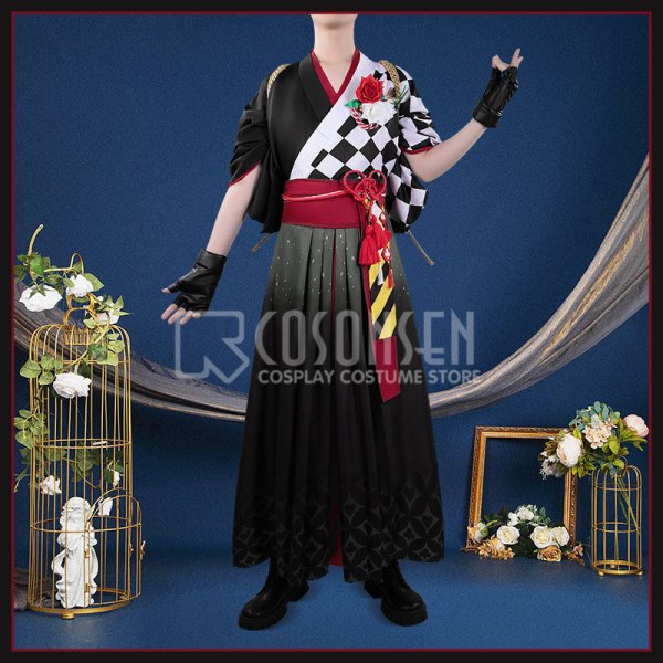 画像2: 【25％OFF】ツイステ風 Sam's New Year Sale 2026 エース コスプレ衣装（お面付き）