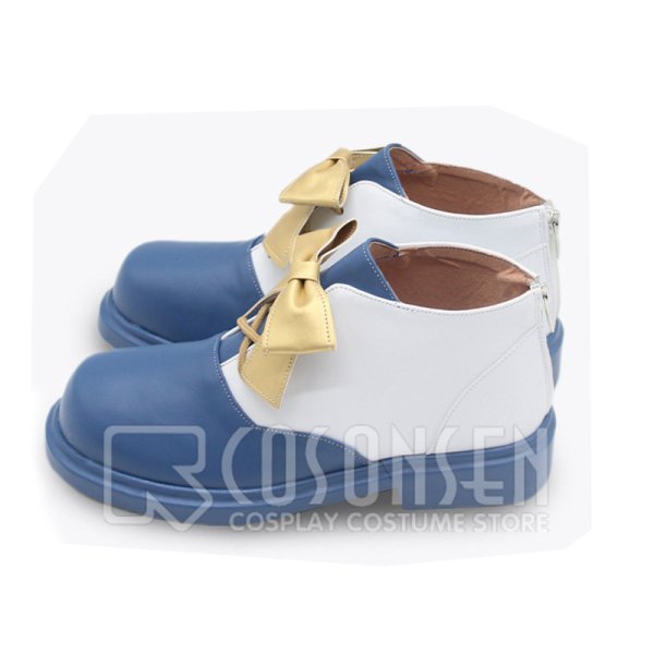 画像2: ツイステ風 薔薇の王国 ホワイトラビットフェス デュース コスプレ靴