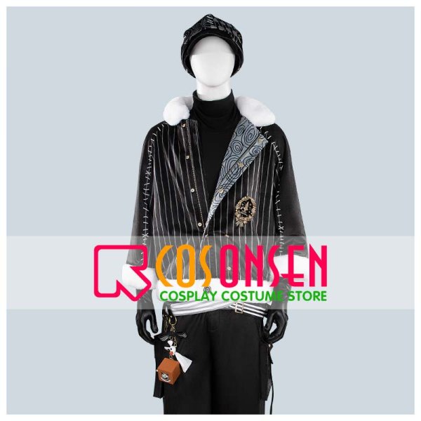 画像1: 【25%OFF】ツイステ風 「Lost in the Book〜初めてのクリスマス〜」 シルバー コスプレ衣装