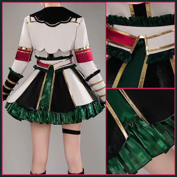 画像9: 【25%OFF】ウマ娘 プリティーダービー マルシュロレーヌ 勝負服 コスプレ衣装