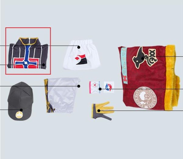 画像2: ポケモン ソード・シールド ポケモン剣盾 ダンデ コスプレ衣装 シャツのみ バラ売り