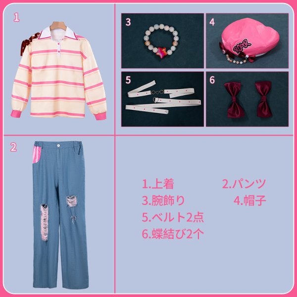 画像3: バーチャルYouTuber Vtuber 赤城ウェン ぎゃうるふ （ぎゃう）グッズ衣装 コスプレ衣装 新作予約