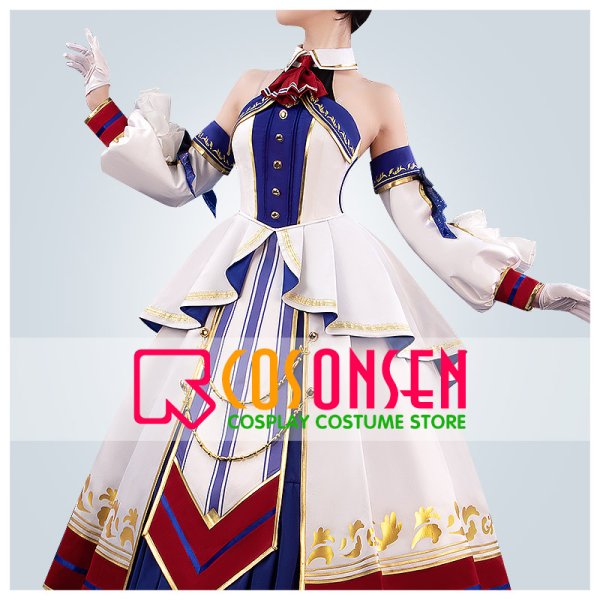 画像1: 【25％OFF】ウマ娘 プリティーダービー ヴィクトワールピサ 勝負服 コスプレ衣装