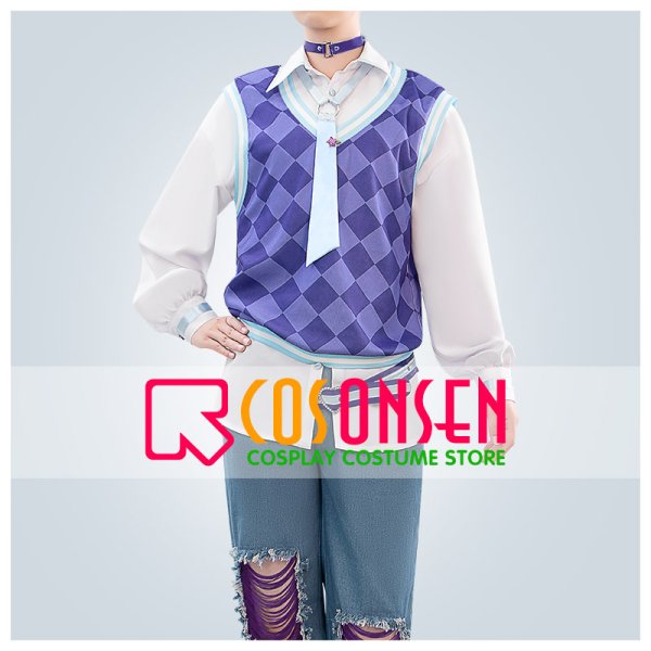 画像1: 【25％OFF】バーチャルYouTuber Vtuber 小柳 ぎゃうるふ （ぎゃう） グッズ衣装 コスプレ衣装