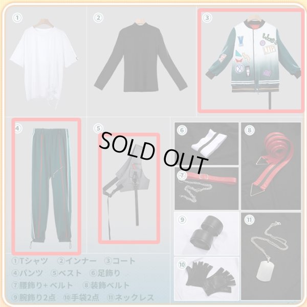 画像2: バーチャルYouTuber Vtuber 魁星 新衣装 コスプレ衣装 コート、パンツとベストのみ バラ売り