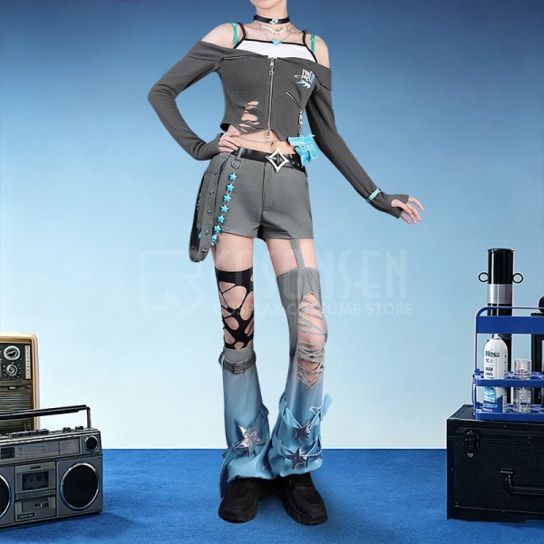 画像2: 【20％OFF】バーチャルYouTuber Vtuber Y4T4 Rei7 コスプレ衣装