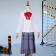画像4: 【25％OFF】ツイステ風 ビッグ・チェック エペル コスプレ衣装 (4)