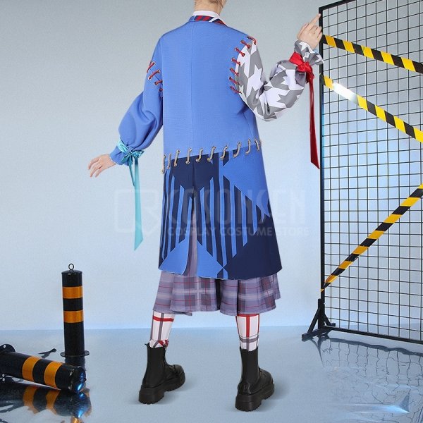 画像3: 【25％OFF】ツイステ風 ビッグ・チェック エペル コスプレ衣装