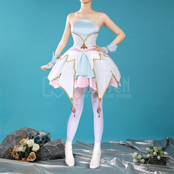 画像4: 【25％OFF】名探偵プリキュア！ 真実を照らす白き光 キュアアルカナ コスプレ衣装