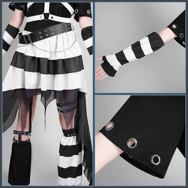 画像7: 【25％OFF】バーチャルYouTuber Vtuber 囚人番号310 月ノ美兎 Cellmates衣装 コスプレ衣装