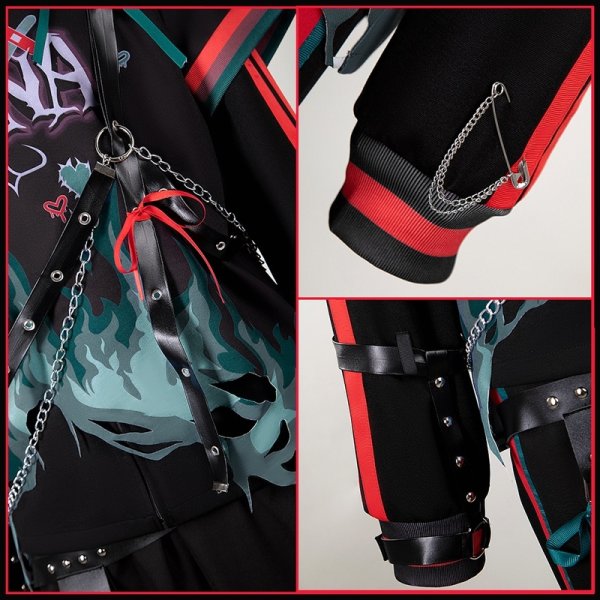 画像6: 【25％OFF】【45日間ぐらい発送予定】バーチャルYouTuber Vtuber 三枝 Devilish Nightmare グッズ衣装 コスプレ衣装