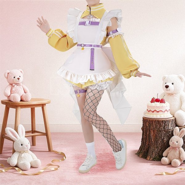 画像2: 【25％OFF】【30日間ぐらい発送予定】バーチャルYouTuber Vtuber ぽめろ・ぱんち コスプレ衣装