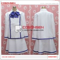 クイズマジックアカデミー 女子制服 白　コスプレ衣装