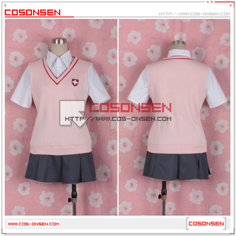 とある科学の超電磁砲 御坂美琴 ピンクベスト コスプレ衣装 Cosonsen コスプレ通販 とある科学の超電磁砲 御坂美琴 ピンクベスト コスプレ衣装 Cosonsen コスプレ通販