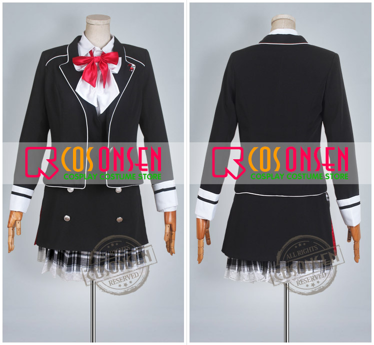 Diabolik Lovers ディアボリックラヴァーズ 小森ユイ 制服 修正版 コスプレ衣装 Cosonsen コスプレ通販 Diabolik Lovers ディアボリックラヴァーズ 小森ユイ 制服 修正版 コスプレ衣装 Cosonsen コスプレ通販